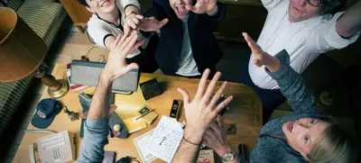 Foto von Weihnachtsfeier oder Firmenfeier im pause & play Stuttgart