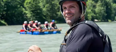 Foto von Floßbau Teambuilding