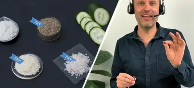 Foto von Online Salz-Tasting