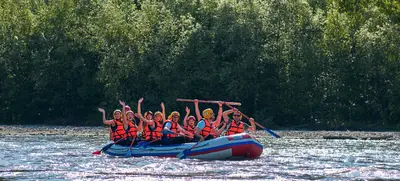 Foto von Rafting