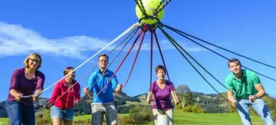 Foto von Teambuilding in der Natur