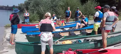 Foto von Kanutour auf dem Altrhein