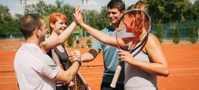 Foto von Tennis Teamevent Intense