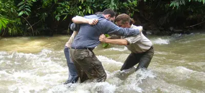Foto von Outdoor Survival Teamtraining