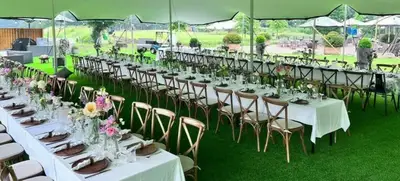 Foto von Hochzeit in mitten der Natur - Sternenzelt