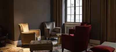 Foto von Hotel & Stadtbad Oderberger - Bibliothek
