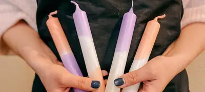 Foto von DIP DYE Kerzen