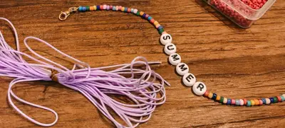 Foto von Perlenarmband