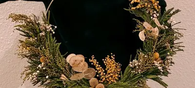 Foto von Weihnachtsdeko-Ring
