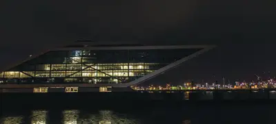 Foto von Weihnachtsfeier an der Elbe