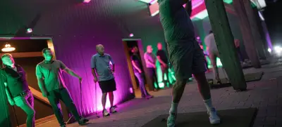 Foto von Nachtgolfen