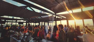 Foto von Firmenevent in der Pyramide
