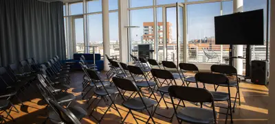 Foto von Kundenevent mit Keynote