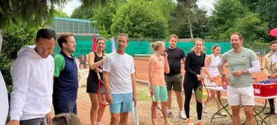 Foto von Padel- und Tennisturnier