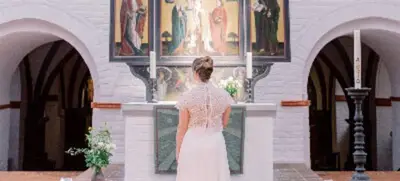 Foto von Arrangement Burghochzeit