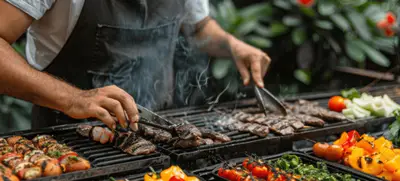 Foto von BBQ - MIT LIVE COOKING AUF DER TERRASSE