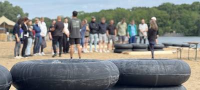 Foto von Teambuilding Floßbau