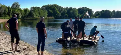 Foto von Frühstück am See