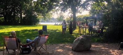 Foto von BBQ am See