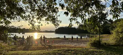 Foto von BBQ am See
