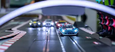 Foto von Carrera-Rennbahn im Logenhaus