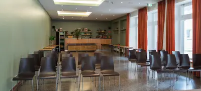 Foto von Tagungen in der Lounge auf dem GLS Campus Berlin