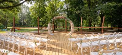 Foto von Hochzeit im Pavillon