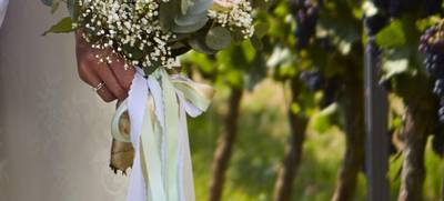 Foto von Hochzeit auf dem Weingut