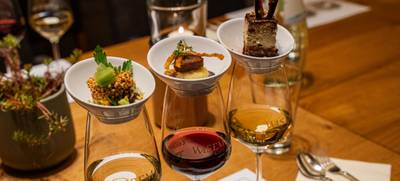 Foto von Flight-Weinprobe