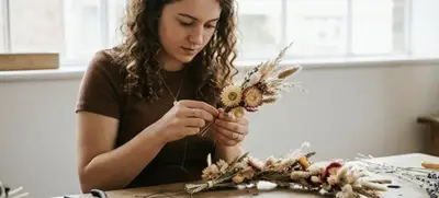 Foto von Trockenblumenworkshop in Seventh Studios