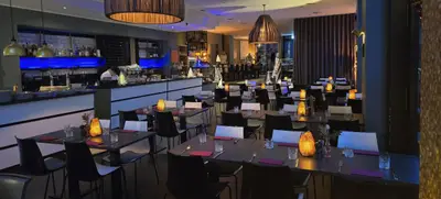 Foto von Weihnachtsfeier im Restaurant