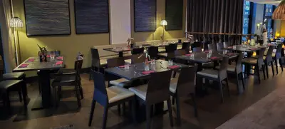 Foto von Weihnachtsfeier im Restaurant