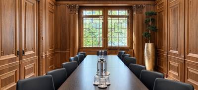 Foto von SATELLITE OFFICE Haus Gryffenberg Bahnhofstraße Kaminlounge „Gryffenberg“