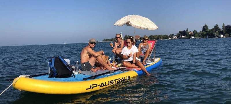 Foto 1 von XXL SUP Picknick mitten auf dem Bodensee