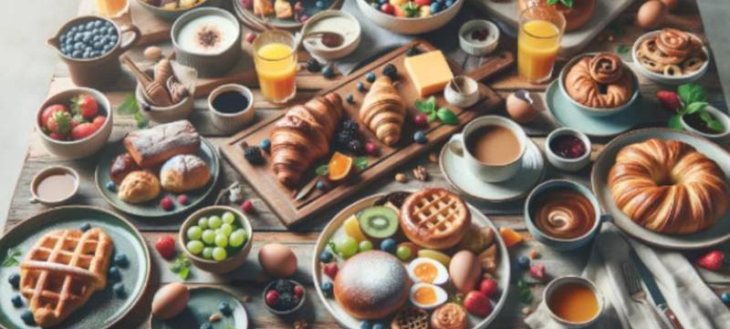 Foto von Weihnachtsbrunch