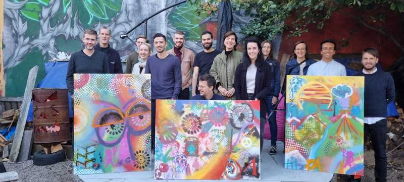 Foto 2 von Street Art-Workshop in historischer Tankstelle