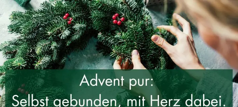 Foto von Adventskranzbasteln im Treudelberg Resort Hamburg